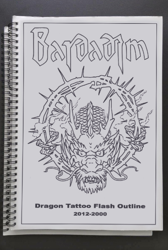 dragon tattoo design line book
