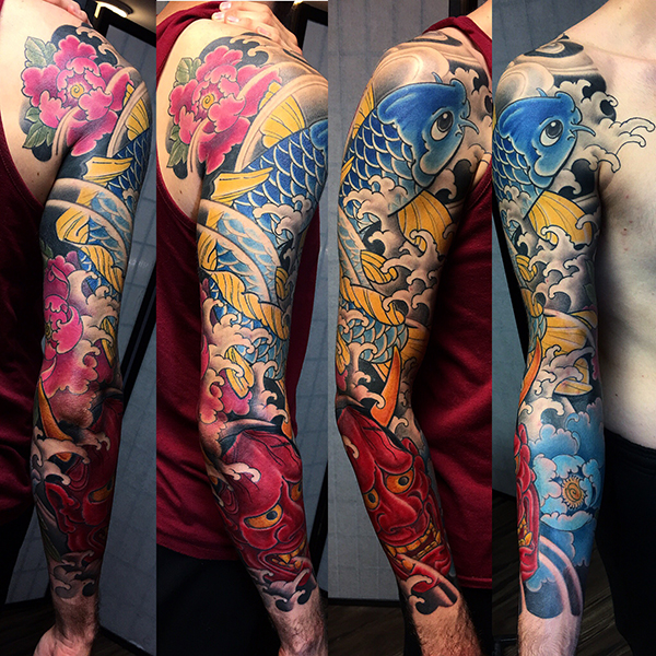 Японская Татуировка Рукав. Japanese Tattoo. Bardadim